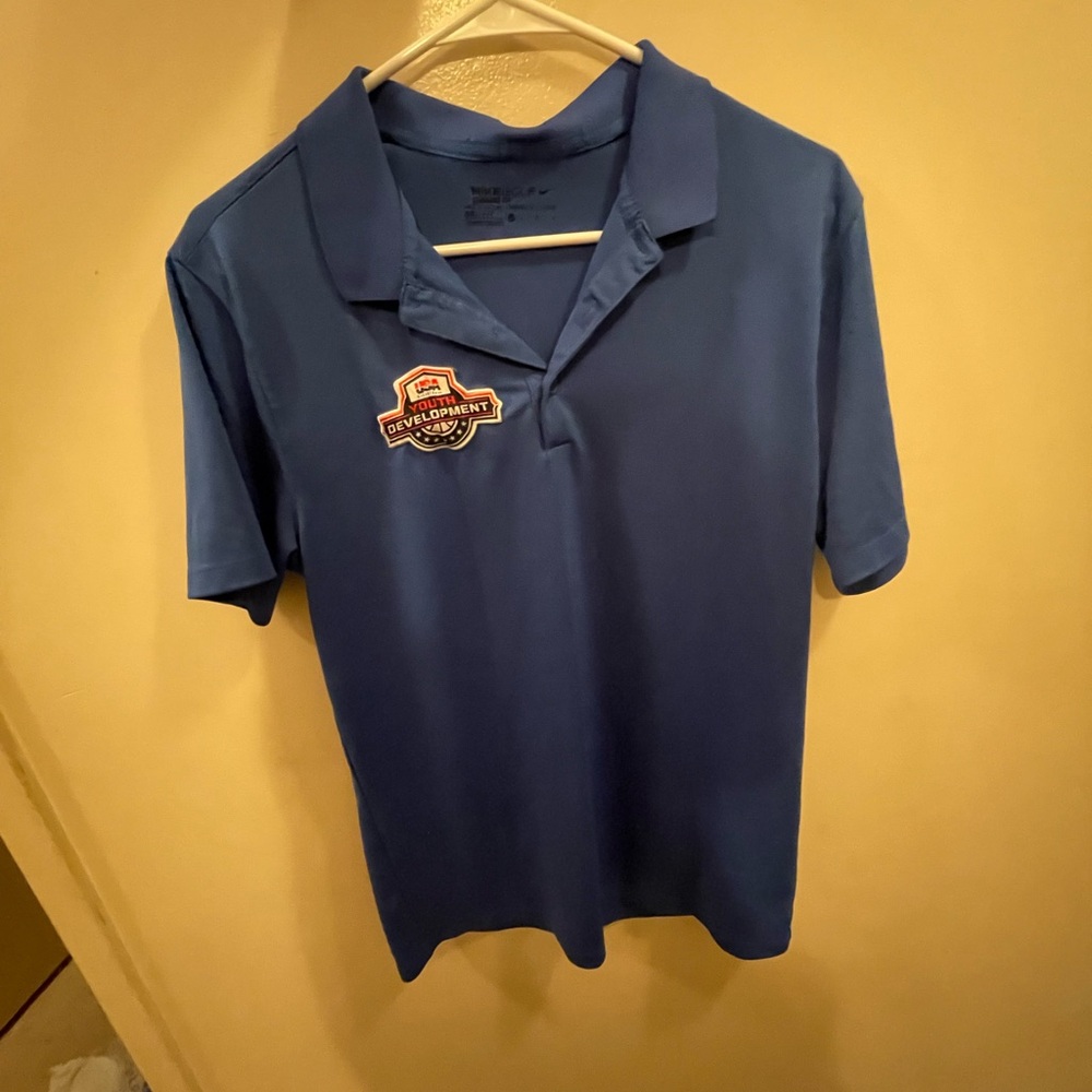 Blue Nike Golf Polo Shirt